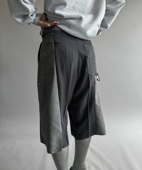 【Chinatsu Aoyama】 Re Suit Double Knee Shorts / 260921-006