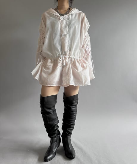 【RE;CIRCLE】RE Snow Parka Jacket Dyed Light Pink / 260914-014