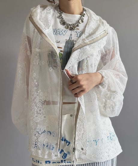 【RE;CIRCLE】RE Lace Hooded Jacket / 260824-013