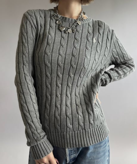【USED】 Polo Ralph Lauren Cotton Knit / 261017-024