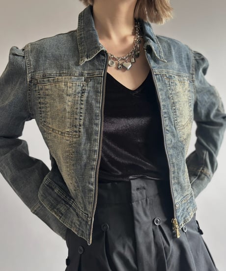 【USED】 Zip-Up Denim Jacket   / 261010-021