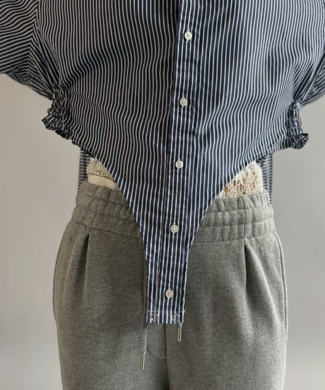 【RE;CIRCLE】RE Leotard Stripe Shirt / 260713-006