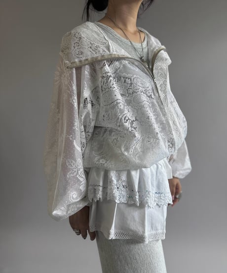 【RE;CIRCLE】RE Lace Hooded Jacket / 260914-003