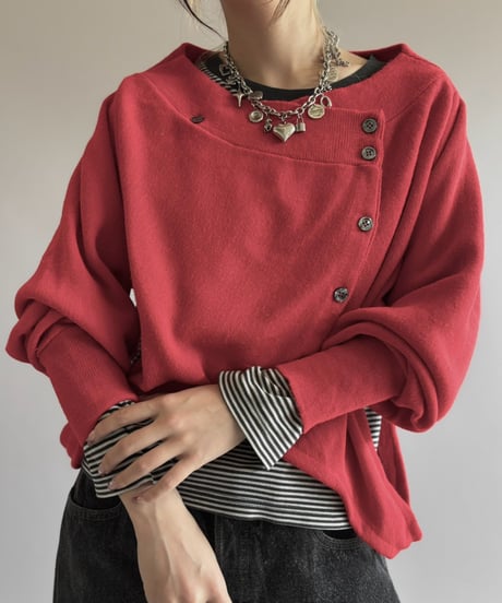 【RE;CIRCLE】 RE Deformed Acrylic Cardigan / 261005-007