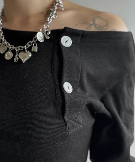 【RE;CIRCLE】 RE Under Wear Boat Neck Shirt  / 261015-020