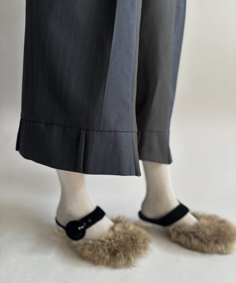 【Chinatsu Aoyama】 Suit Docking Wide Pants  /  2601022-002