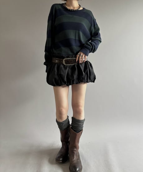 【USED】 GAP Striped Thermal L/S Tee / 261003-012