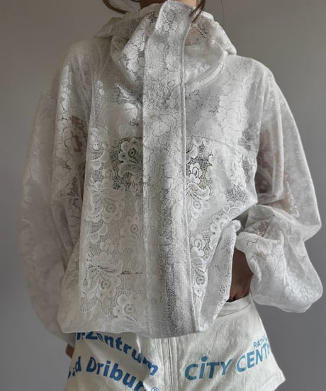 【RE;CIRCLE】RE Lace Hooded Jacket / 260824-012