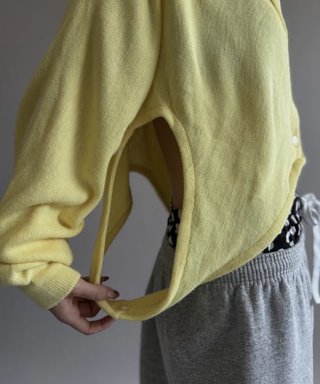 【RE;CIRCLE】 RE Deformed Acrylic Cardigan / 261005-005