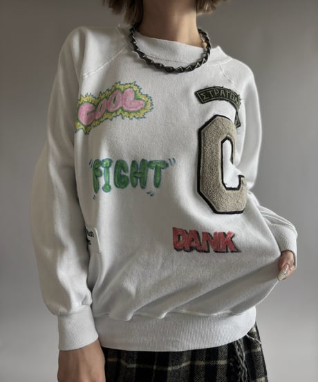 【RE;CIRCLE】 RE Mash up Products Handwritten Sweat Top  /261026-020