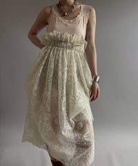 【RE;CIRCLE】RE Crochet Camisole＋Lace One-Piece / 260709-006