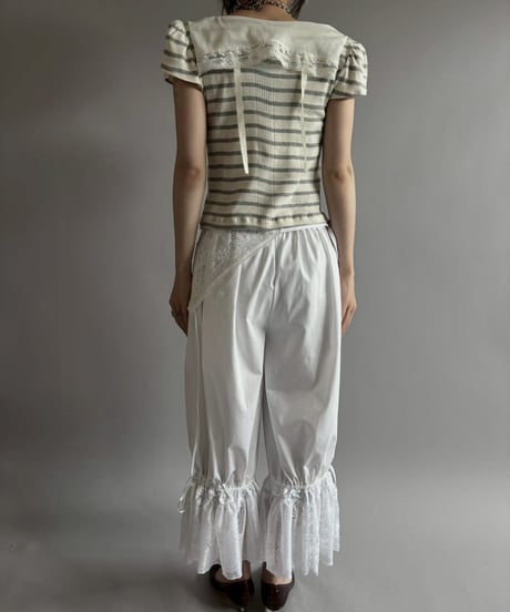 【Chinatsu Aoyama】 RE Border T-Shirt / 260716-027