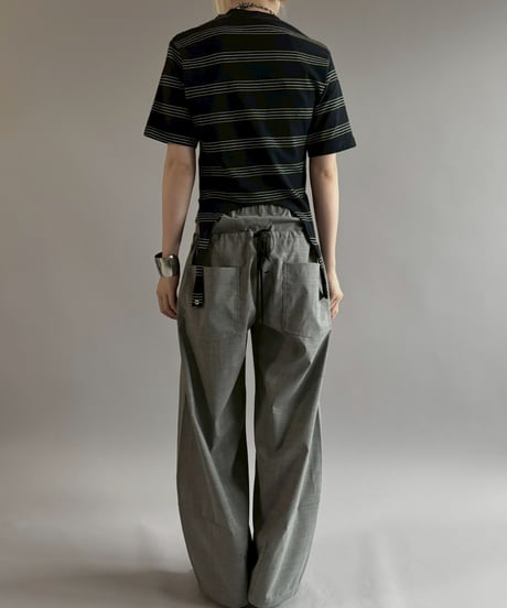 【RE;CIRCLE】RE Multi Border Leotard Top / 260713-001