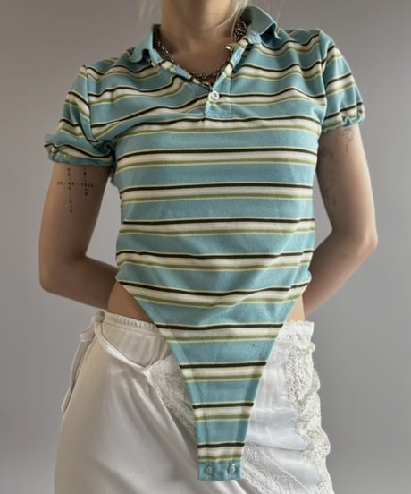 【RE;CIRCLE】RE Leotard Polo Shirt / 260713-010
