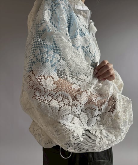 【RE;CIRCLE】RE Crochet  Hooded Blouson / 260709-011