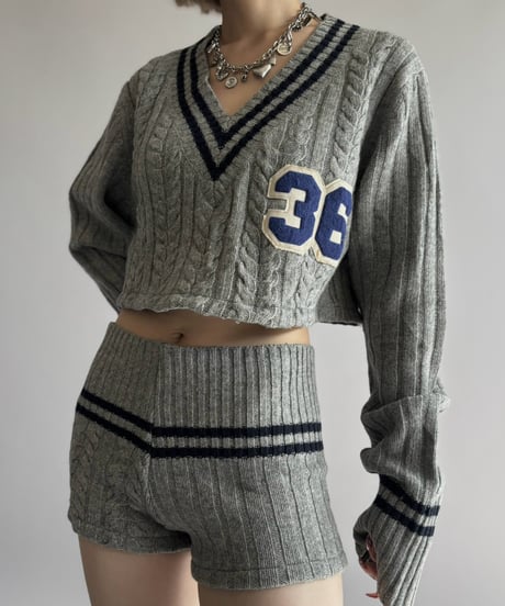 【RE;CIRCLE】 RE Tilden Knit Set-up  /261019-031