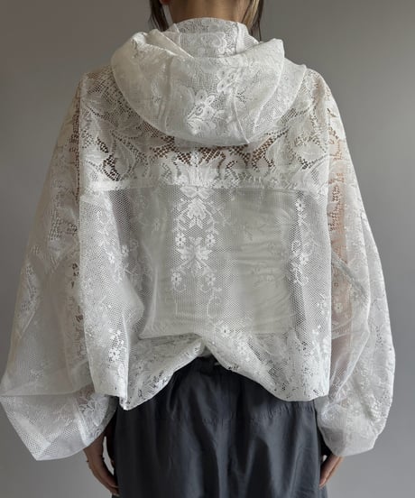 【RE;CIRCLE】RE Lace Hooded Jacket / 260824-004