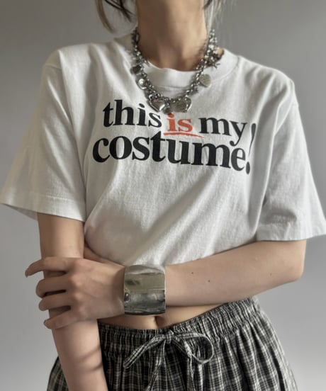 【USED】 Made in USA 90's This is My Costume T-Shirt / 260808-005