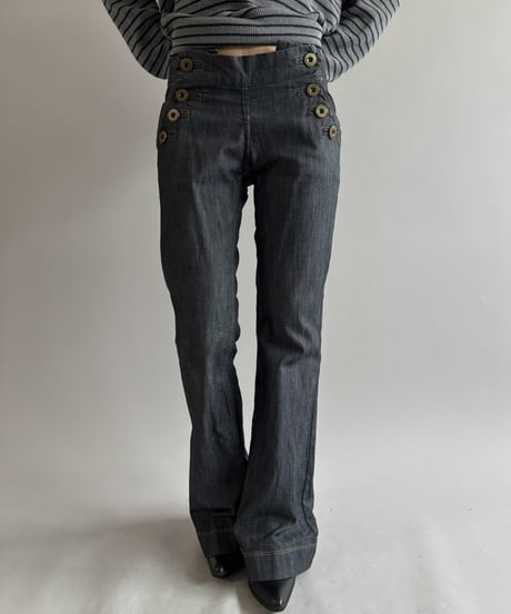 【USED】 Design Flare Denim Pants / 261003-011