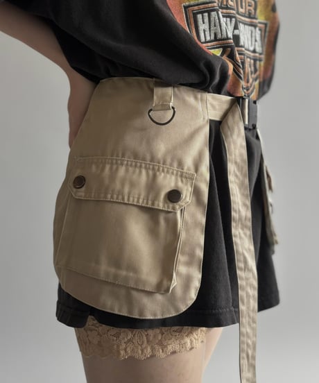 【RE;CIRCLE】  RE Fishing Vest Belt Bag / 260810-011