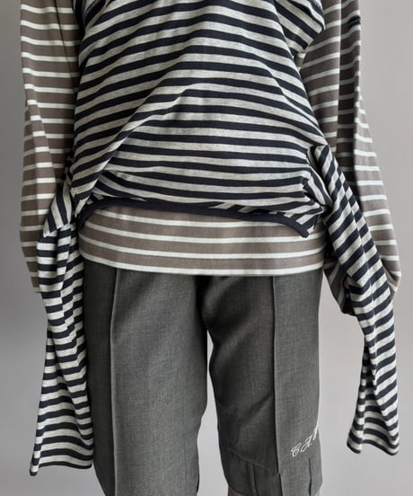【Chinatsu Aoyama】 Patchwork Border Top  /  2601022-033