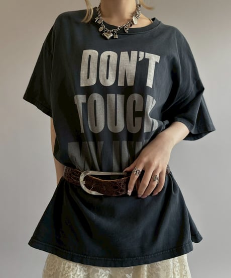 【USED】 FRUIT OF THE LOOM DON'T TOUCH MY JUNK T-Shirt / 260711-002