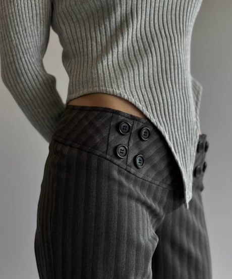 【RE;CIRCLE】 RE Rib Knit Leotard Top /261001-019