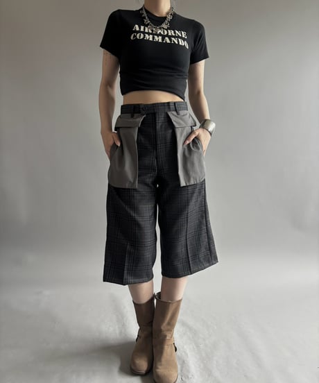 【RE;CIRCLE】 Re Slacks Pocket Shorts /  260727-002