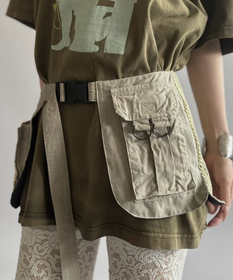【RE;CIRCLE】  RE Fishing Vest Belt Bag / 260810-009