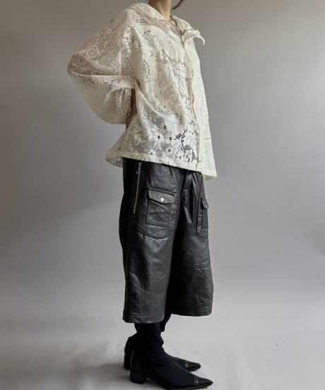 【RE;CIRCLE】RE Lace Hooded Jacket / 260824-015
