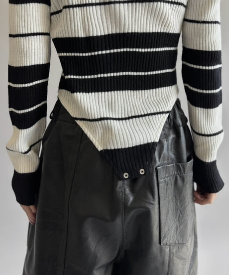 【RE;CIRCLE】 RE Rib Knit Leotard Top /261001-022