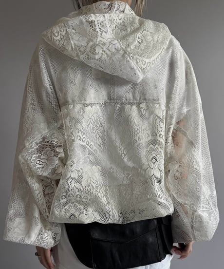 【RE;CIRCLE】RE Lace Hooded Jacket / 260824-001