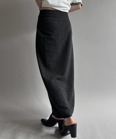 【USED】 Wool Long Skirt / 260822-008