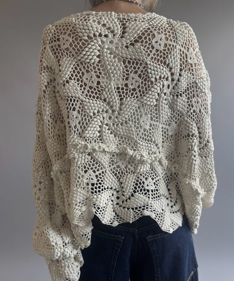 【RE;CIRCLE】 RE Crochet Top / 260803-015