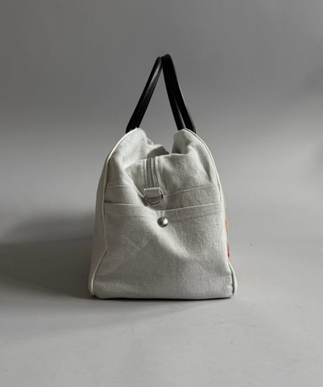 【RE;CIRCLE】 RE French Bedcover Boston Bag Wappen Ivory /261026-028