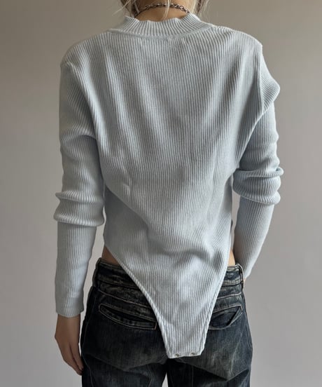 【RE;CIRCLE】 RE Rib Knit Leotard Top /261001-016