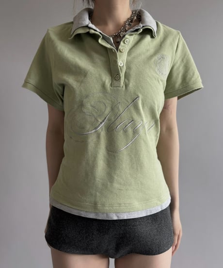 【Chinatsu Aoyama】 RE Player Polo Shirt / 260827-025