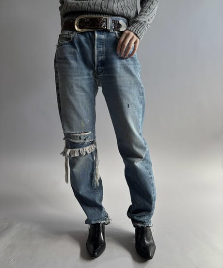 【USED】 80's Levi's Crash Selvage Denim Pants / 261017-025