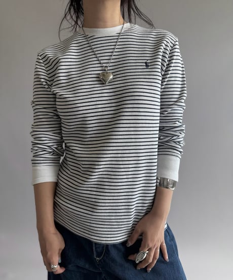【USED】 Polo Ralph Lauren Border Thermal Top / 260905-014