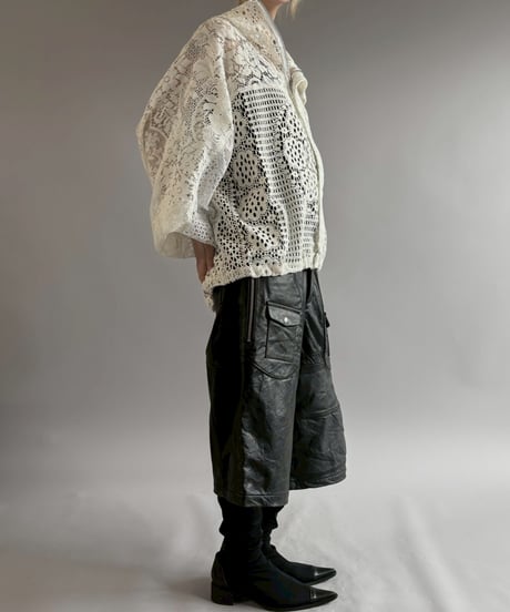 【RE;CIRCLE】RE Crochet  Hooded Blouson / 260709-012