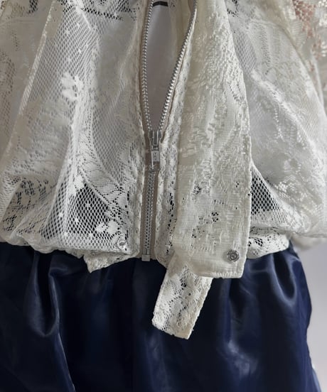 【RE;CIRCLE】RE Lace Hooded Jacket / 260824-007