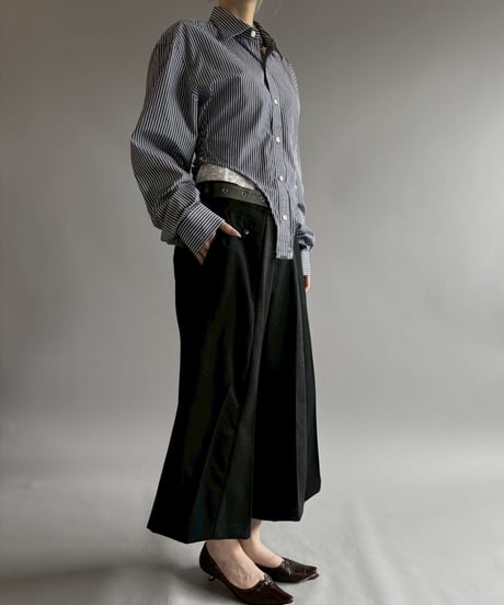 【RE;CIRCLE】RE Leotard Stripe Shirt / 260713-003