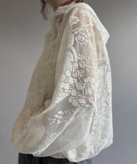 【RE;CIRCLE】RE Lace Hooded Jacket / 260824-005