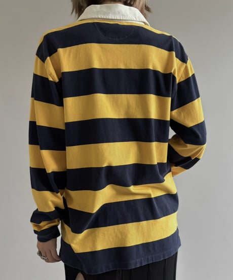 【USED】 90's Polo Ralph Lauren Striped Rugby Shirt / 261003-018