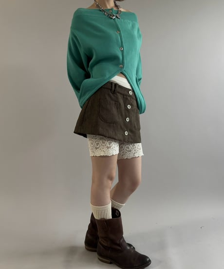 【RE;CIRCLE】 RE Deformed Sweat Cardigan / 261008-011