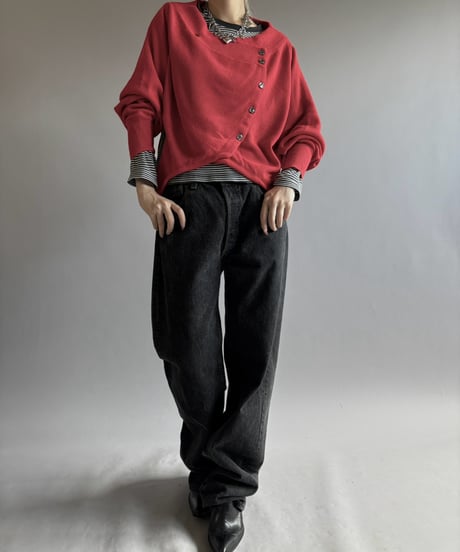【RE;CIRCLE】 RE Deformed Acrylic Cardigan / 261005-007