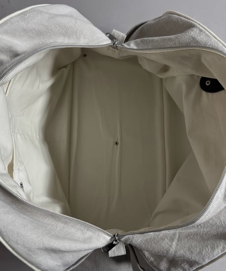 【RE;CIRCLE】 RE French Bedcover Boston Bag Wappen Ivory /261026-028