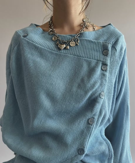 【RE;CIRCLE】 RE Deformed Acrylic Cardigan / 261005-009