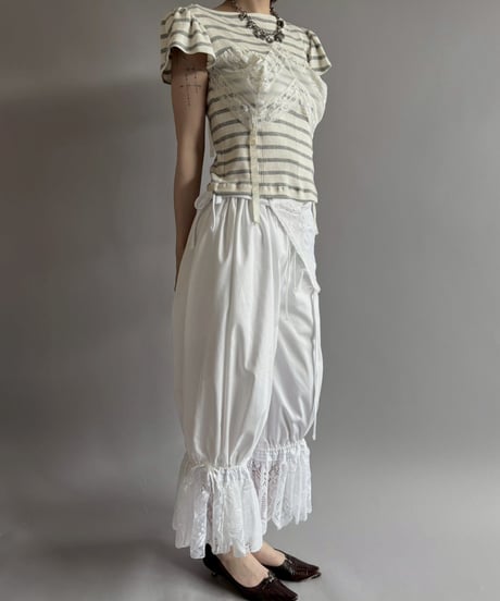 【Chinatsu Aoyama】 RE Border T-Shirt / 260716-027