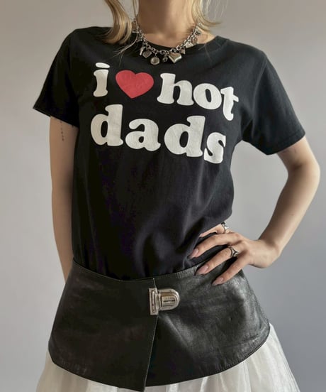 【USED】 I ♡ hot dads T-Shirt RESIZE/ 260711-011